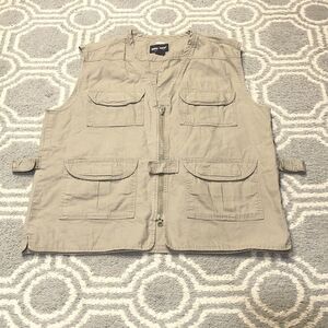 Woolrich Elite Series Tactical Vest Men’s Medium Tan Fishing Hunting Utility